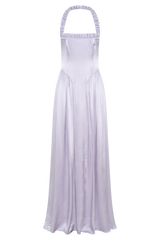 Coco Dropped Waist Maxi Dress - Lilac