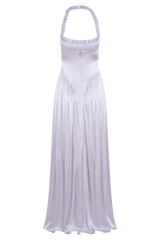 Coco Dropped Waist Maxi Dress - Lilac