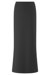 Eris Scuba Jersey Maxi Skirt - Black