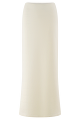 Eris Scuba Jersey Maxi Skirt - Ivory