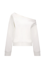 Aiden Slouchy Crew Jumper - Ivory