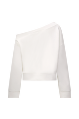 Aiden Slouchy Crew Jumper - Ivory