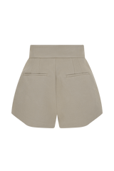 Alden High Waisted Short - Pebble
