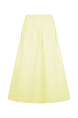 Amirah Midi Skirt - Lemon