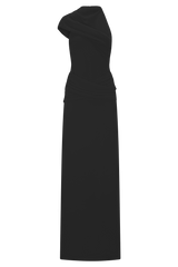 Analia Chiffon Maxi Dress - Black