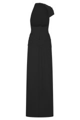 Analia Chiffon Maxi Dress - Black