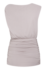 Anthony Short Sleeve Top - Taupe