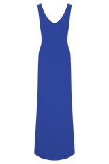 Ari Tape Yarn Knit Maxi Dress - Cobalt Blue