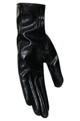 Atlas Faux Leather Crocodile Gloves - Black