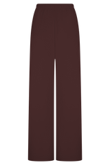 August Straight Leg Jogger - Chocolate