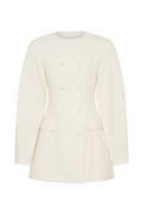 Beatrice Blazer Mini Dress - Ivory