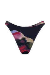 Brianna Cheeky Cut Bikini Bottom - Multi Fluid Reverie Print