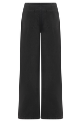 Caitlin Mid Rise Denim Jeans - Washed Black