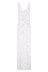 Cornelia Floral Sheer Maxi Dress - Ivory