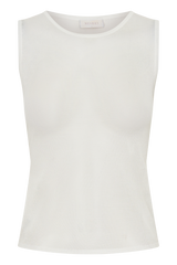 Dollie Sheer Knit Tank Top - Ivory