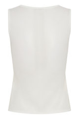 Dollie Sheer Knit Tank Top - Ivory