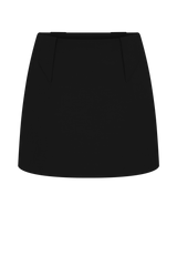Gina Suiting Mini Skirt - Black