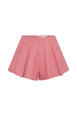 Issy Shorts - Red Gingham