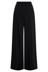 Jacqueline Pleated Wide Leg Pants - Black