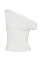 Kacey Slinky Off Shoulder Top - White