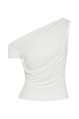 Kacey Slinky Off Shoulder Top - White