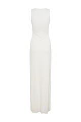 Kassidy Peached Jersey Maxi Dress - Ivory