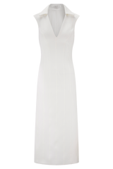 Keagan Sleeveless Midi Dress - Ivory