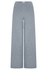 Kerrymae Straight Leg Knit Pants - Grey Marle