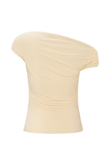 Kinsley Slinky Top With Hardware - Pale Lemon