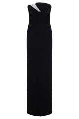 Lianne Strapless Maxi Dress - Black