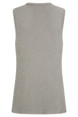 Malani Knit Top With Hardware - Sage
