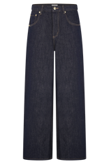 Mannon Mid Rise Denim Jeans - Washed Indigo Blue