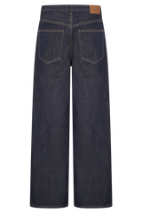 Mannon Mid Rise Denim Jeans - Washed Indigo Blue