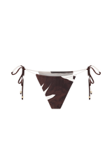 Marquise Bikini Bottom - Chocolate Deco Fleur Print