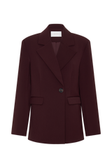 Mateo Oversized Blazer - Mahogany