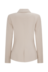 Max Cinched Waist Blazer - Ivory Stone