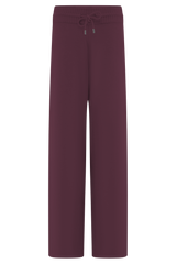 Natalya Knit Wide Leg Pants - Merlot