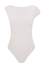 Niamh Modal Twist Back Bodysuit - Ivory