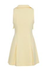 Oli Sleeveless Mini Dress - Lemon