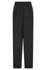 Olie Barrel Leg Suiting Pants - Black