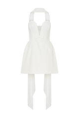 Orellia Strapless Suiting Mini Dress - Ivory