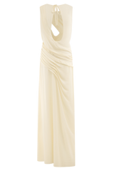 Oria Chiffon Maxi Dress - Ivory