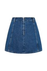 Rosalyn Mini Denim Skort - Dark Blue