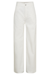 Roxy Wide Leg High Waist Denim Jeans - White