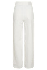 Roxy Wide Leg High Waist Denim Jeans - White