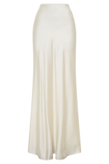Sabrina Silk Blend Maxi Skirt - Ivory