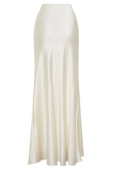 Sabrina Silk Blend Maxi Skirt - Ivory