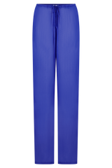 Tonya Sheer Straight Leg Pant - Cobalt Blue