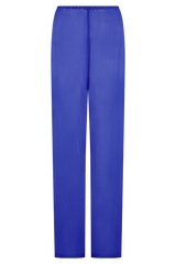 Tonya Sheer Straight Leg Pant - Cobalt Blue