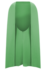 Wynter Scarf Draped Mini Dress - Green